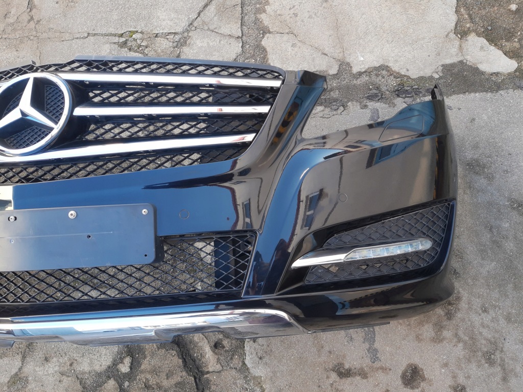 фото №6, Mercedes r w251 lift бампер перед + решітка радіатора решітка радіатора a2518800347