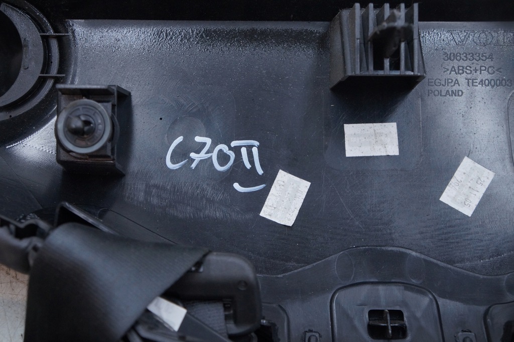 фото №6, Захист підголівників ремені volvo c70 ii l+p натягувач 9466925 30633354 9466925