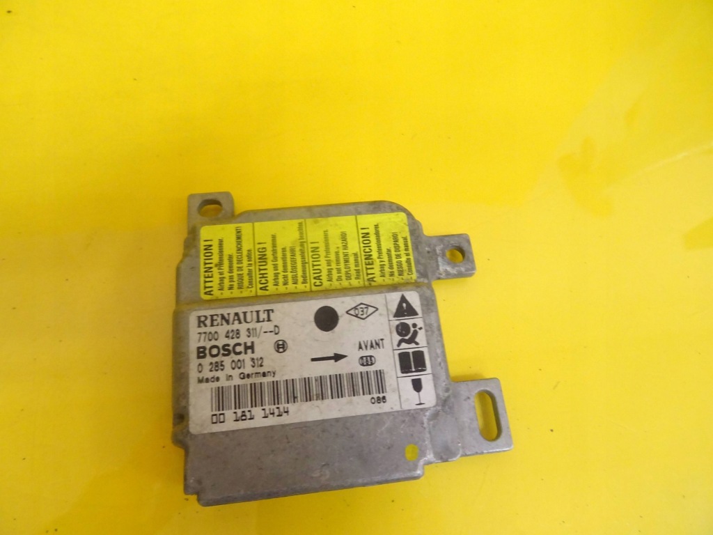 Купити Модуль датчик подушка безпеки renault clio 2 7700428311d / 0285001312 nr445