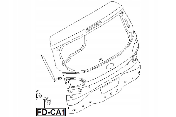 фото №3, Відбійник кришки задня febest