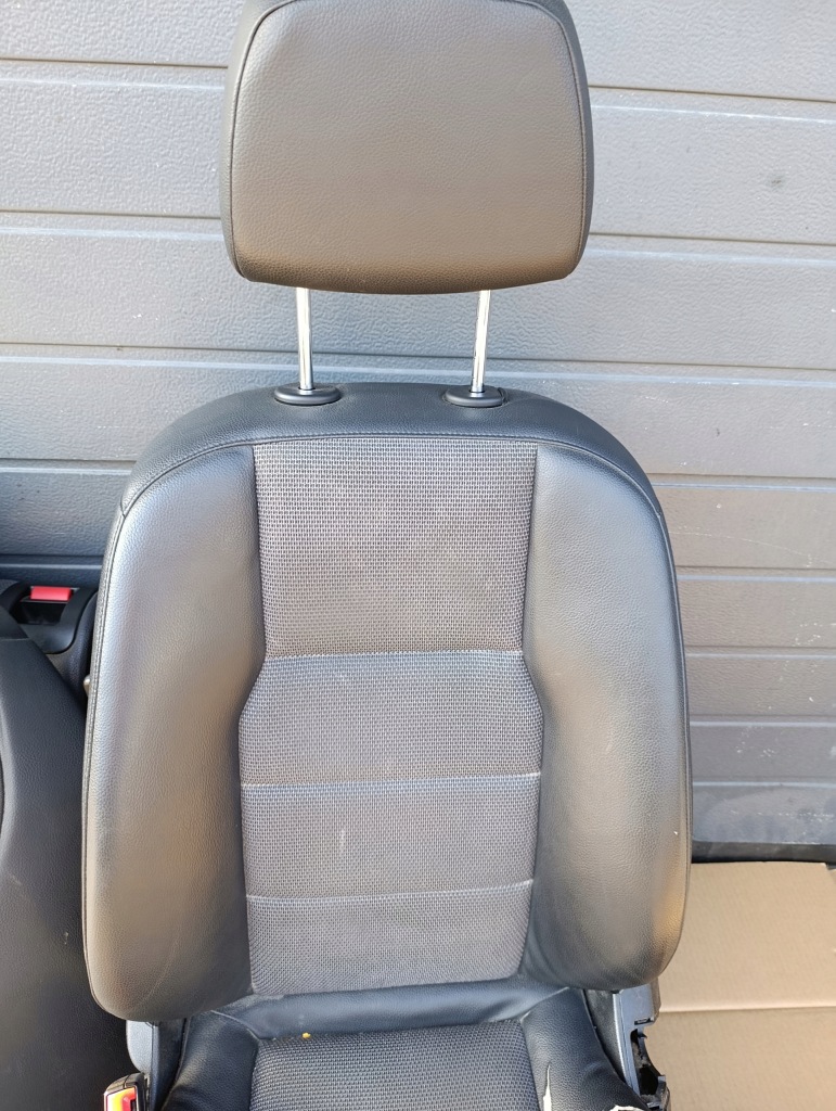 фото №10, Mercedes w204 сидіння сидіння заднє сидіння напівшкіра натягувачі комплект підігрів