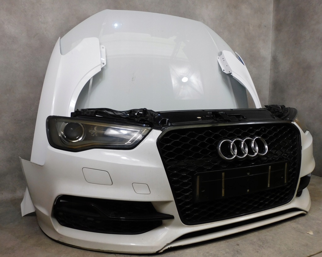 фото №5, Audi a3 s3 8v 8v5 s line sedan kompletny перед бампер лампи капот pas ксенон