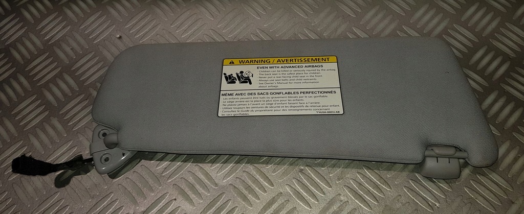 фото №6, Jaguar xf x250 lift защита солнцезащитная левая козырёк кронштейн потолочный l