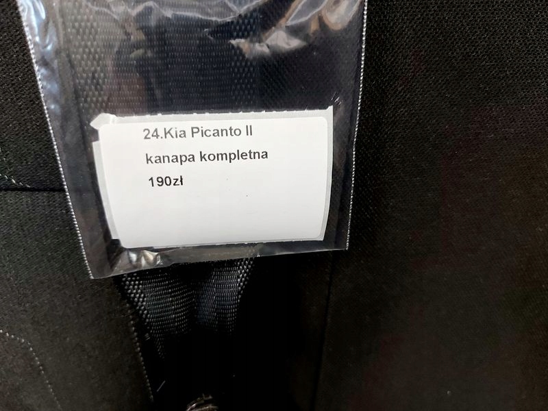 фото №3, Kia picanto 2 ii 3d заднее сиденье задняя задняя комплектная