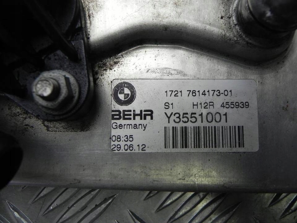 фото №4, Радиатор масла bmw 5 2013 7614173