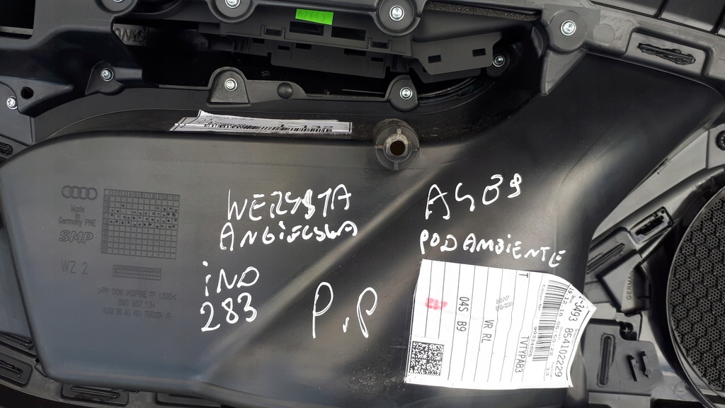 фото №9, A4 b9 8w s4 обшивка двері правий перед alcantara uk