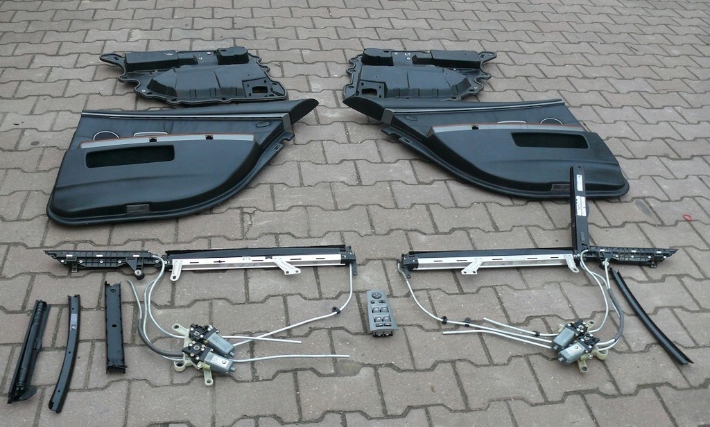 фото №1, Шторка шторка шторки дверь левый правый задняя bmw seria 7 e65 обшивки панели