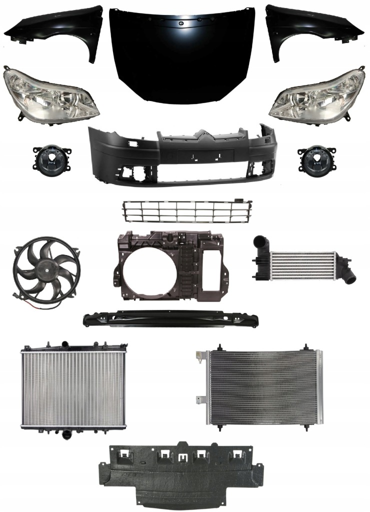 Купить Citroen c5 04-08 перед капот фара крыло  бампер