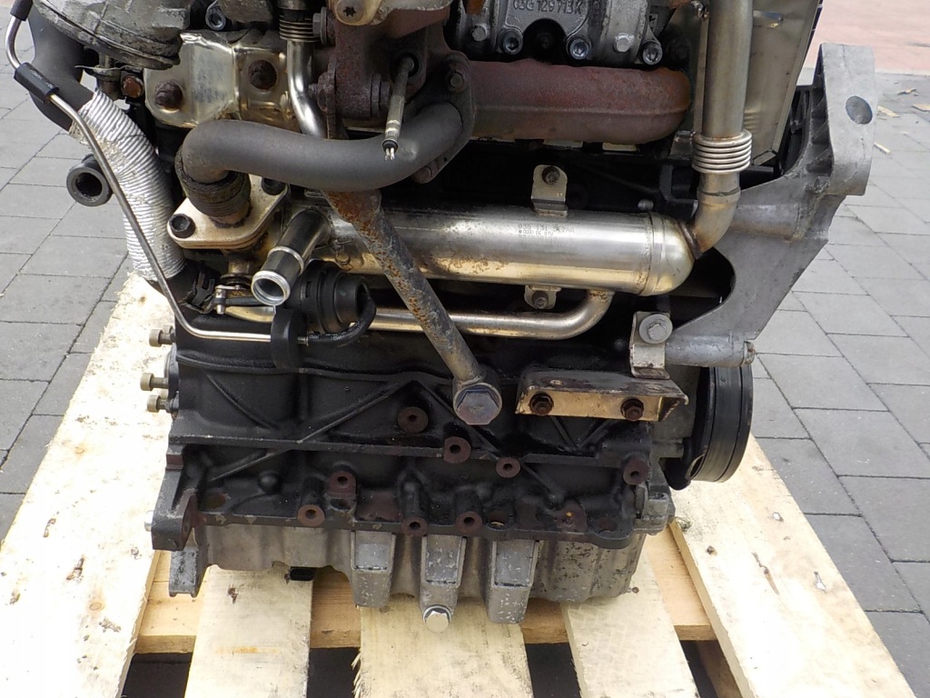 Golf v caddy audi a3 8p 09r 1.9 tdi 105km двигатель bls комплектный  film с Разборки