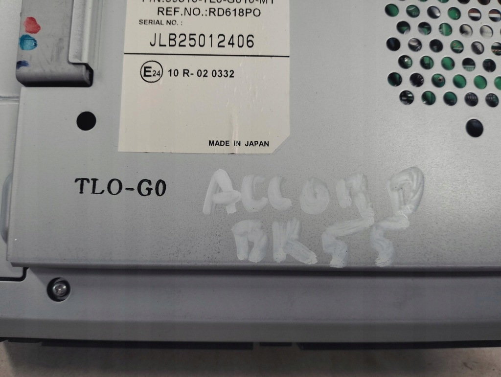 фото №7, Accord viii экран навигации дисплей 39810-tl0-g010-m1