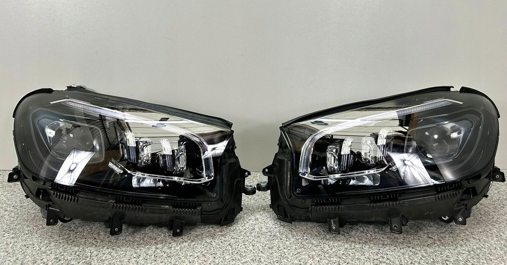 фото №1, Mercedes gls w167 x167 лампа multibeam led левая правая полный модули компьютер