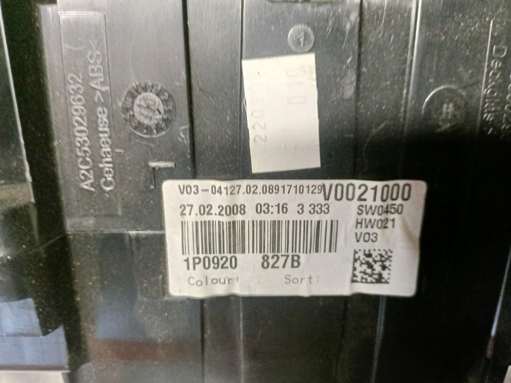 фото №10, Лічильник seat leon ii 1p0920827b