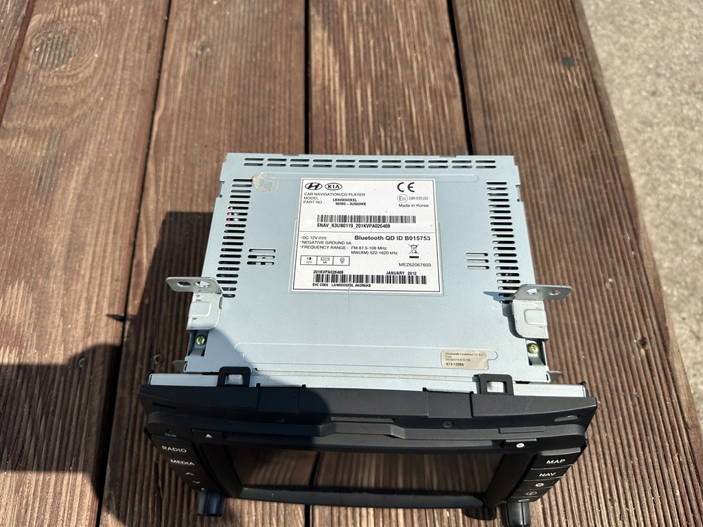 фото №3, Kia sportage iii радио навигация 96560-3u500wk