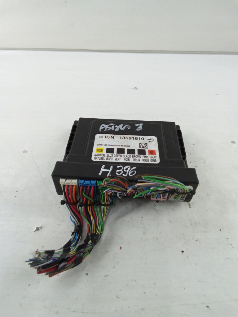 фото №1, H396 модуль комфорта opel astra j 13591610