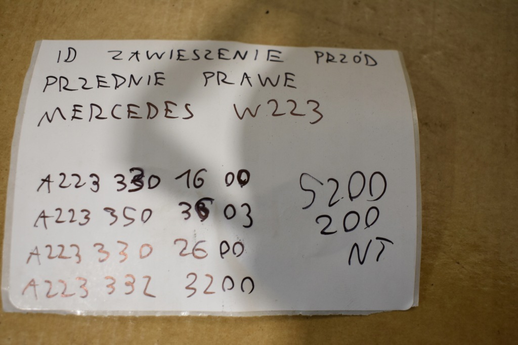 фото №9, Idealne підвіска перед передні праве mercedes w223 1