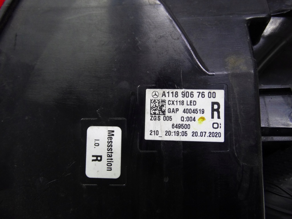 фото №10, Mercedes cla ii c118 shooting brake x118 лампа задняя правая led a1189067600