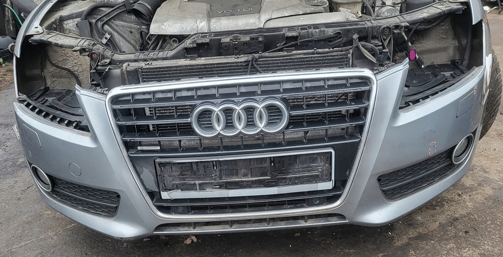 фото №16, Бампер kompletny решітка радіатора решітка радіатора захист audi a5 8t s-line оригінальний номер сріблястий lyzg