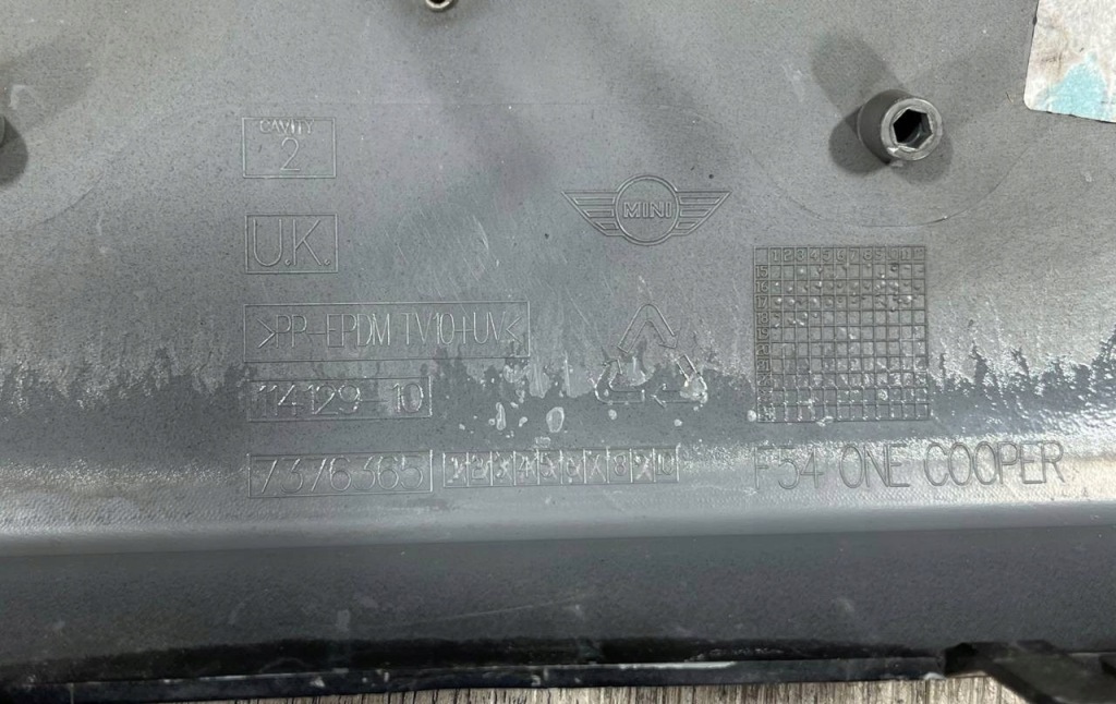 Mini cooper f54 clubman 2014 - 2020 накладка бампера перед 7376365 Оригінал