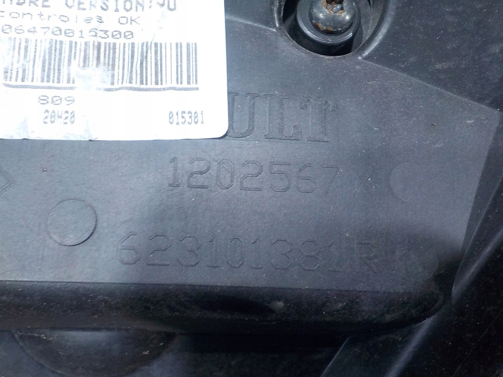 фото №5, Renault kangoo ii iii lift 1.5 dci 13r van решётка радиатора решётка радиатора 623101381r