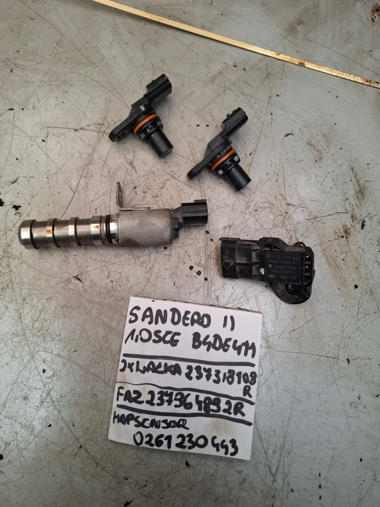 фото №1, Dacia logan ii датчик давления воздуха впуска 0261230443