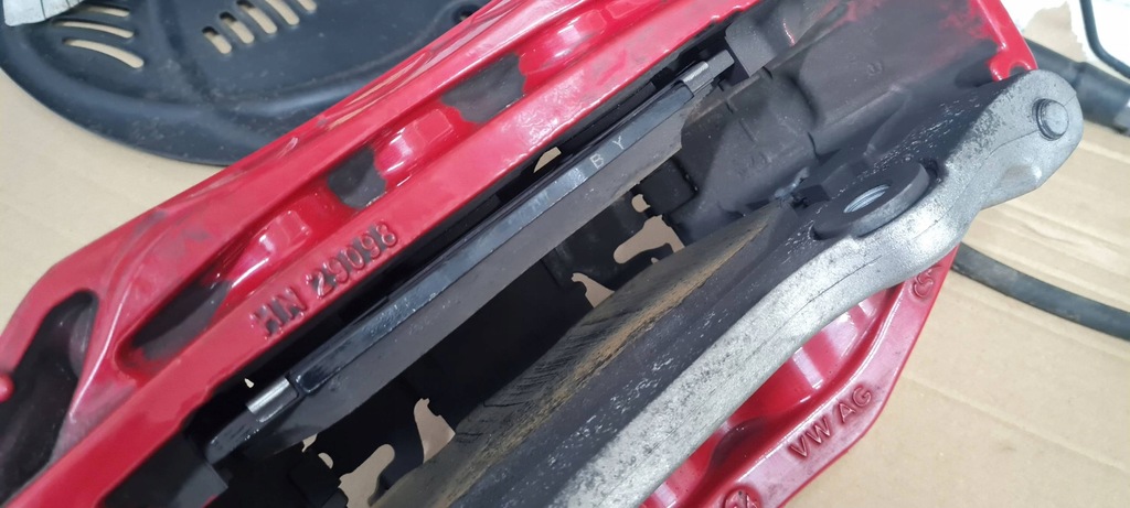 фото №11, Sq5 q5 80a суппорт суппорты тормозные диски перед передние 3.0 tfsi 350mm a4 s4 b9 a5