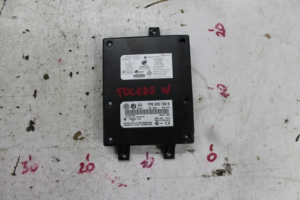 фото №1, Модуль блок управления bluetooth 7p6035730k toledo iv rapid 12-18