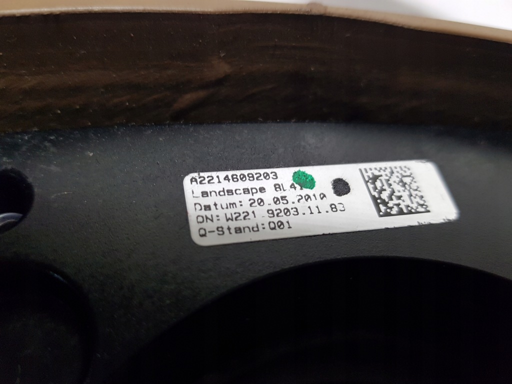 фото №11, Повітропровід mercedes w221 lift drewno дерев'яний 2214609203