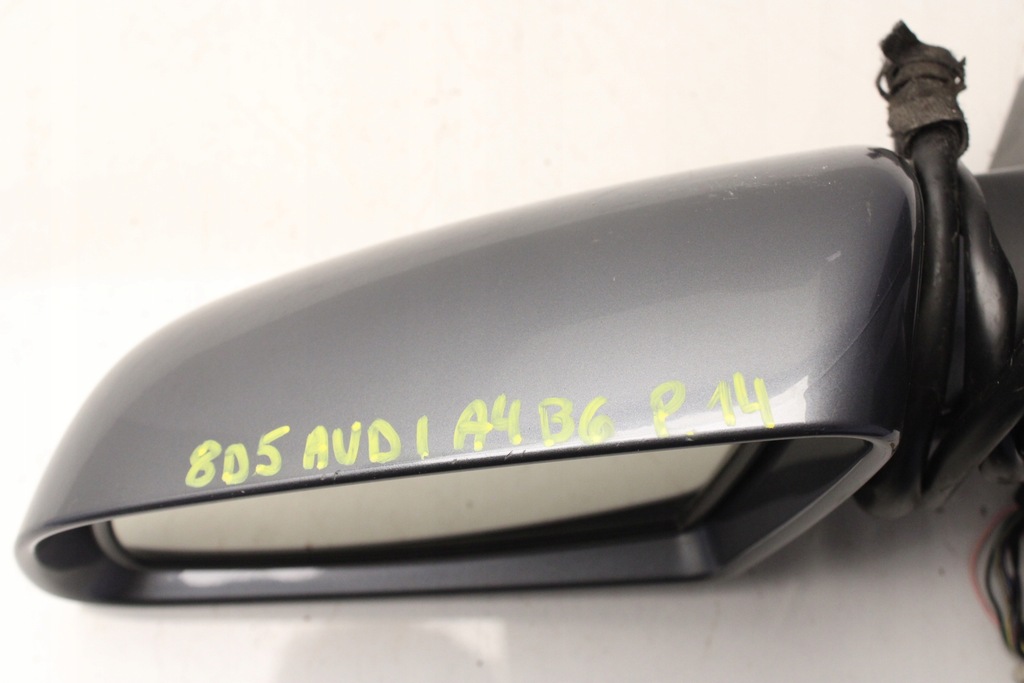 фото №8, Зеркало левая audi a4 b6 2000r- 14 pin lx7z