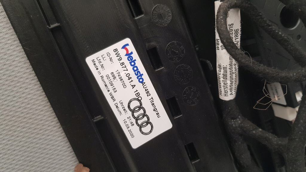 фото №6, Панорама люк audi a4 b9 8w9877049