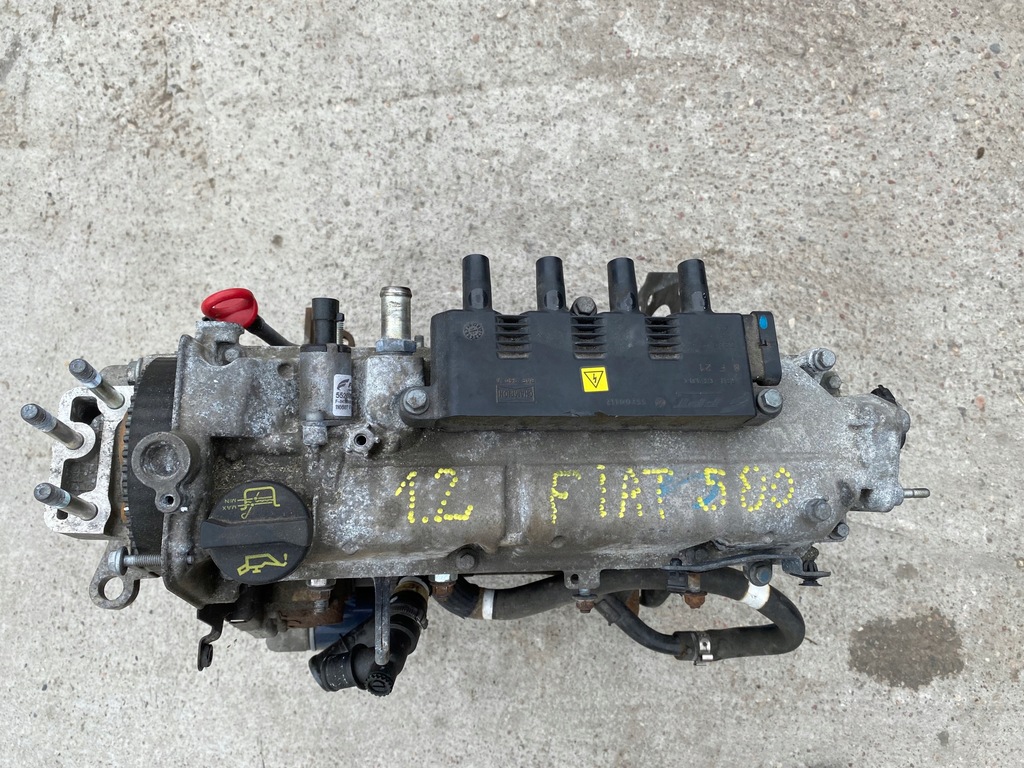 фото №9, Fiat 500 двигун блок двигуна 1.2 90 tys km 2011r