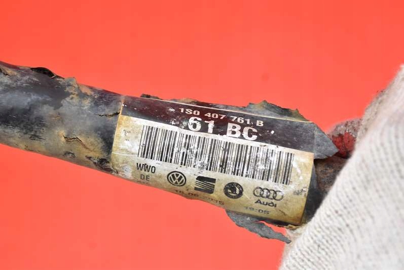 фото №9, Привідний вал ліва перед механічна коробка передач 1s0407761b vw up 1.0 mpi 60 km 11-20