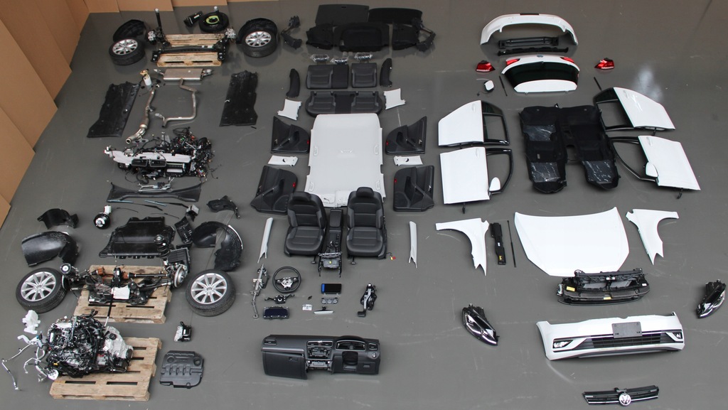 фото №6, Vw golf vii kompletny перед la5j lc9x lc9a