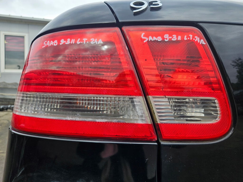 фото №5, Saab 9-3 ii sedan лампа лівий задня ліва задня кришка багажника з кришки w кришка