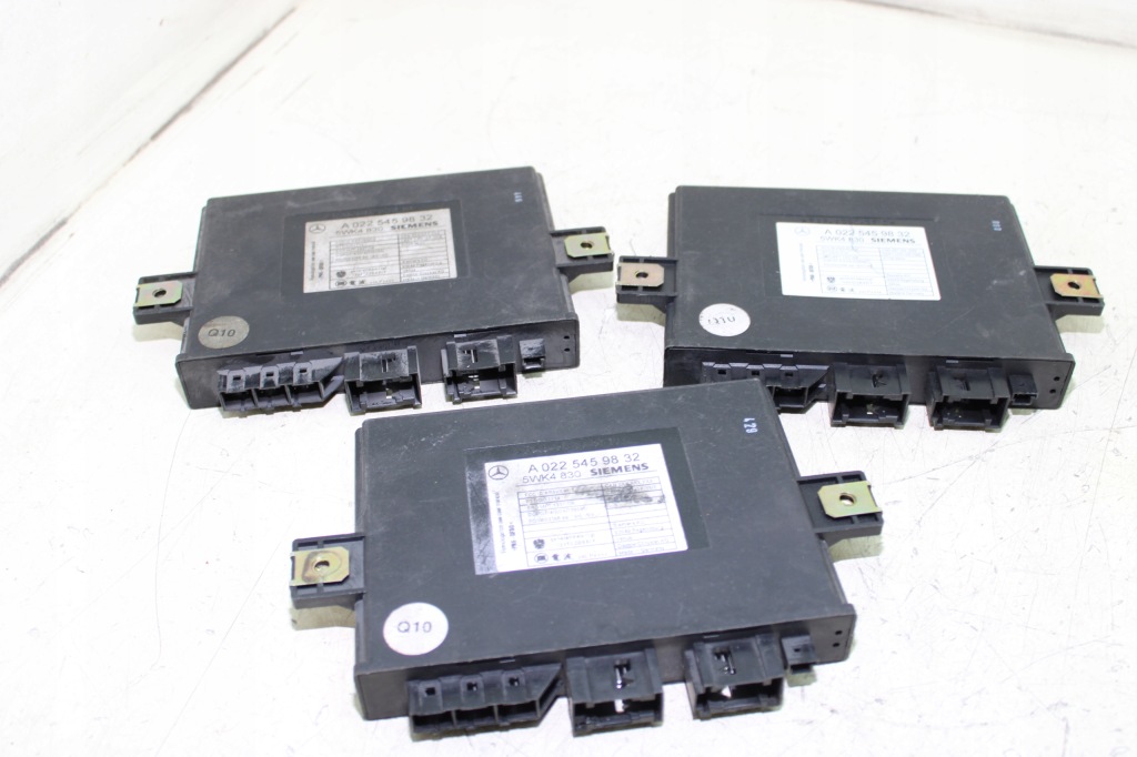 фото №4, Mercedes w220 w215 бортовой компьютер keylessgo a0225459832 блок управления