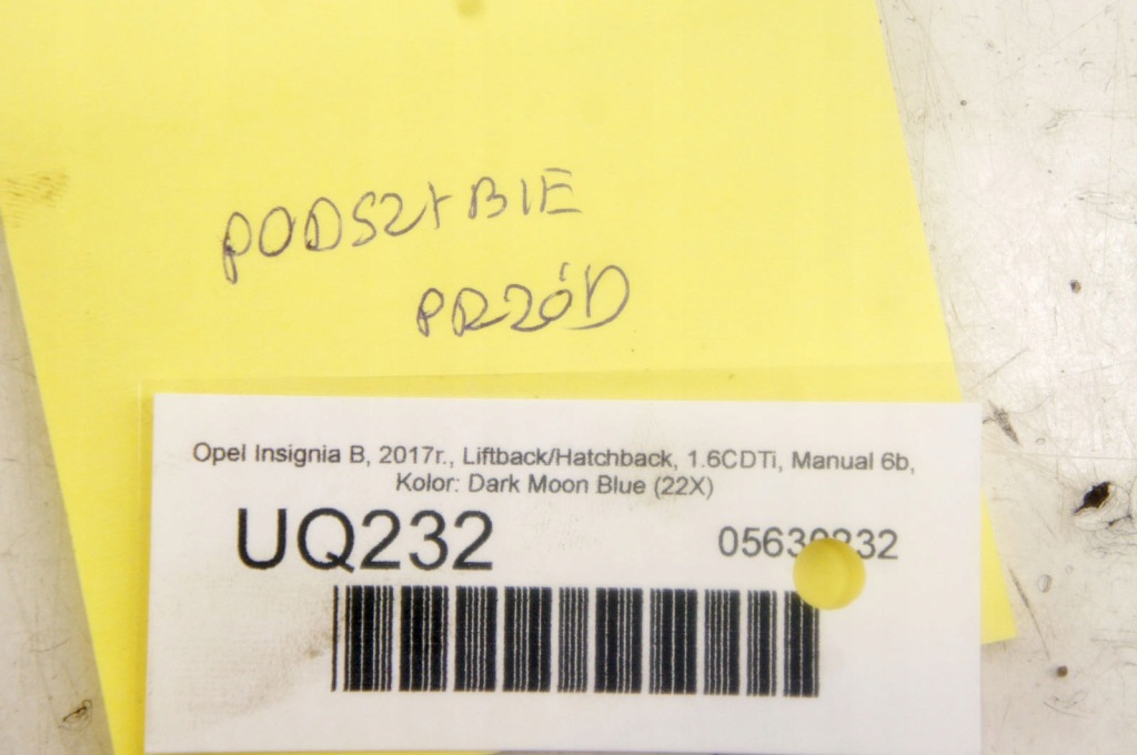 фото №6, Uq232 opel insignia b жабо перед передние верхний