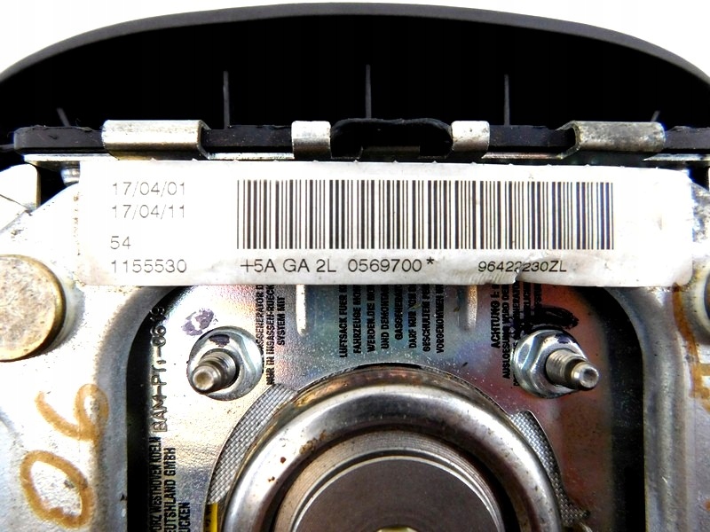 фото №8, R/20 peugeot 406 fl подушка air bag водителя /2