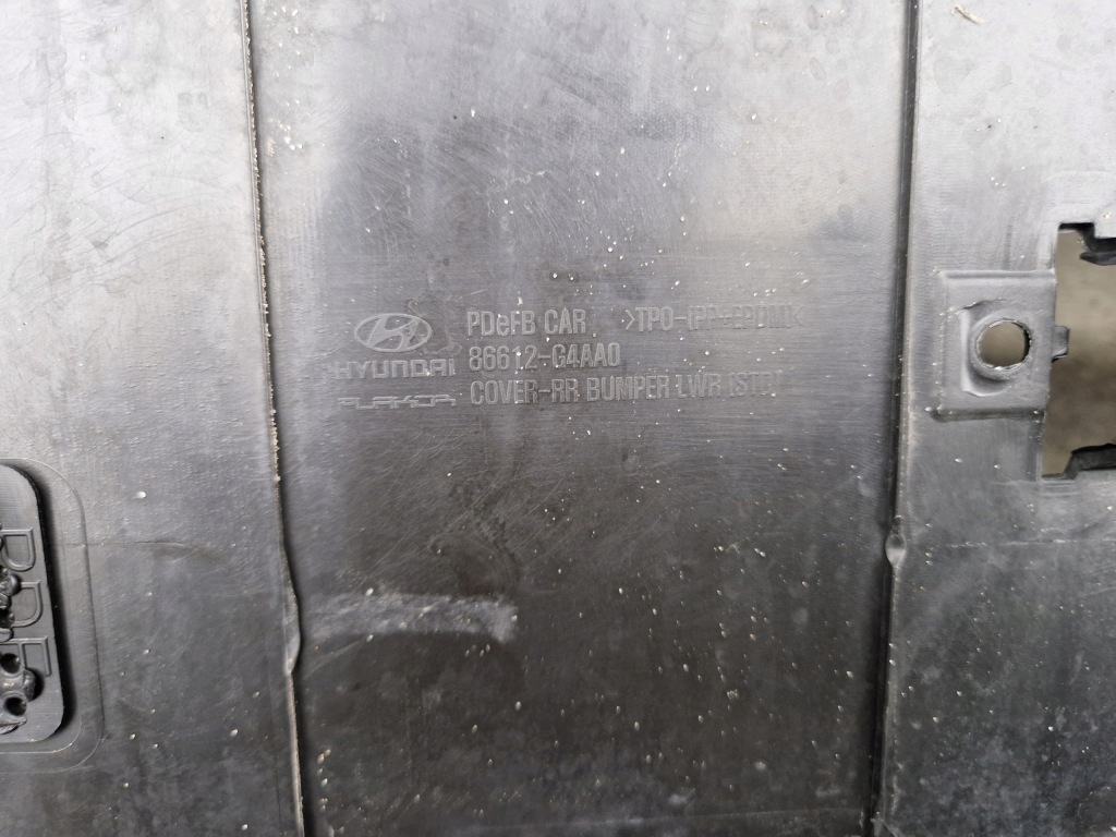 фото №10, Hyundai i30 iii 3 fastback бампер задня задній 86612-g4aa0