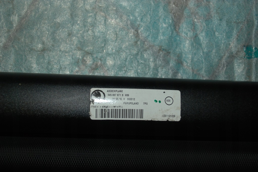 Шторка багажника skoda kodiaq 565867871b оригинал с Разборки