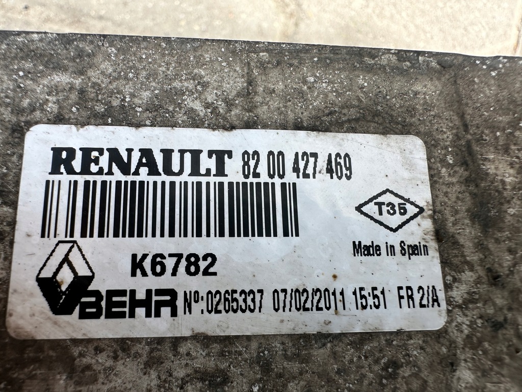 фото №8, Renault kangoo ii интеркулер 8200427469