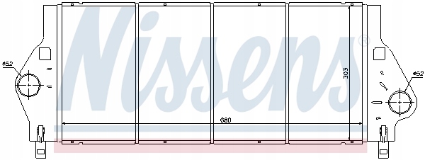 Nissens 96799 радиатор воздуха наддувочный Цена