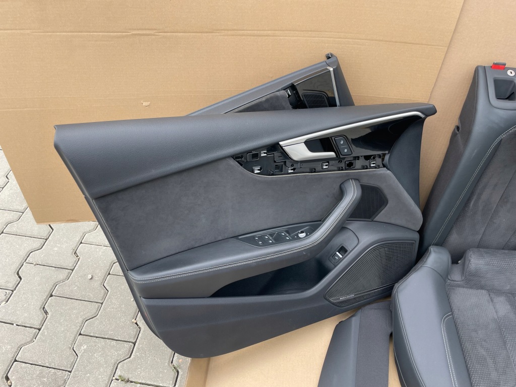 фото №13, Сиденья заднее сиденье audi a4 b9 lift s-line sedan кожа alcantara idealne комплект