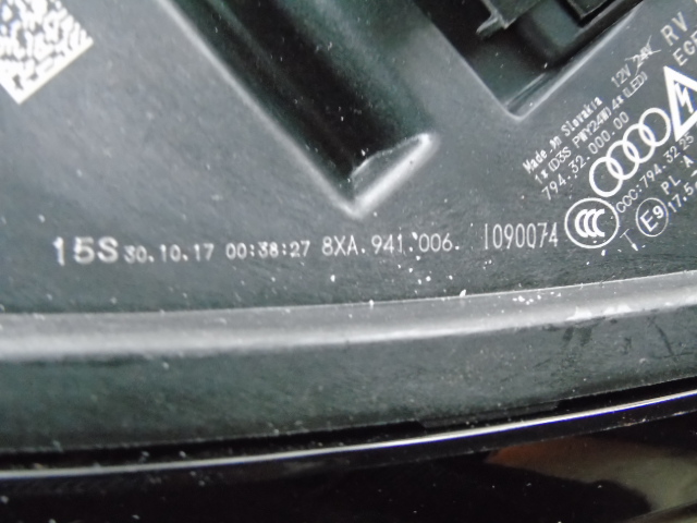 фото №7, Audi a1 8x0 lift 14-18 лампи bi-xenon led l+p