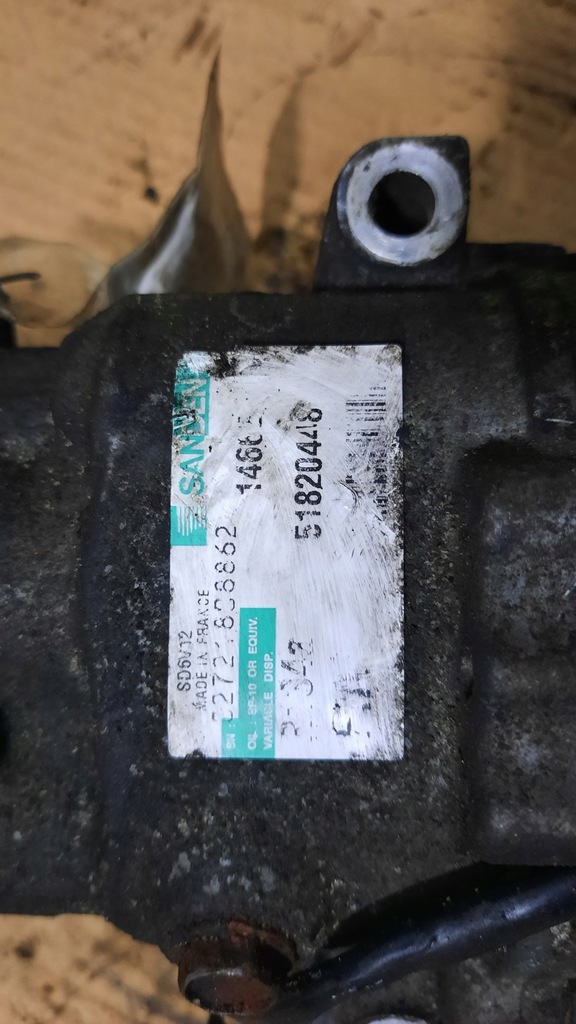 фото №6, Компресор кондиціонера lancia delta 1.6d 08r