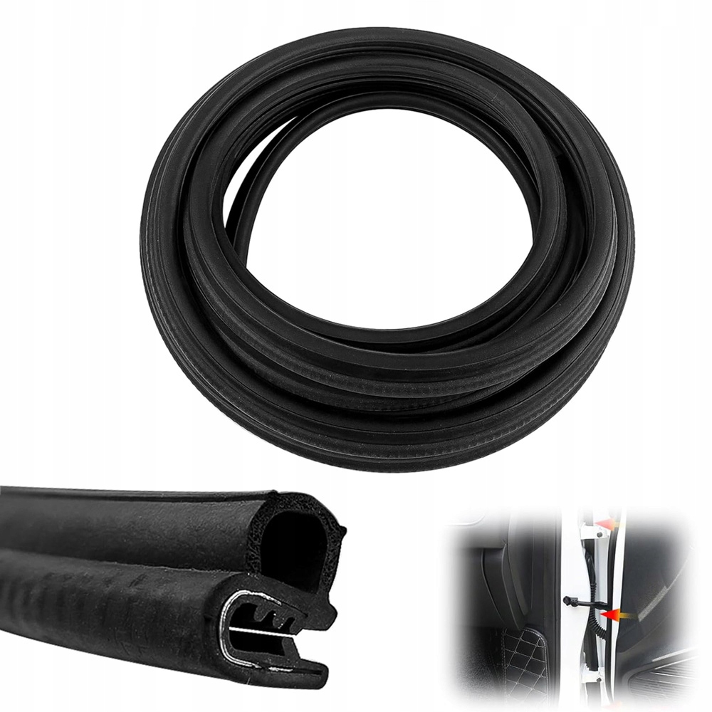 фото №11, Защита край дверь автомобильных прокладка лента samoprzylepna 6m