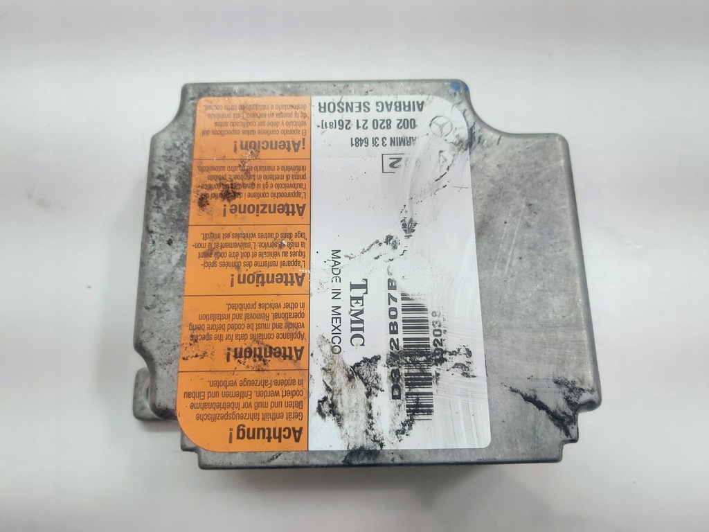 фото №1, Модуль датчик подушка безопасности e klasa w210 0028202126