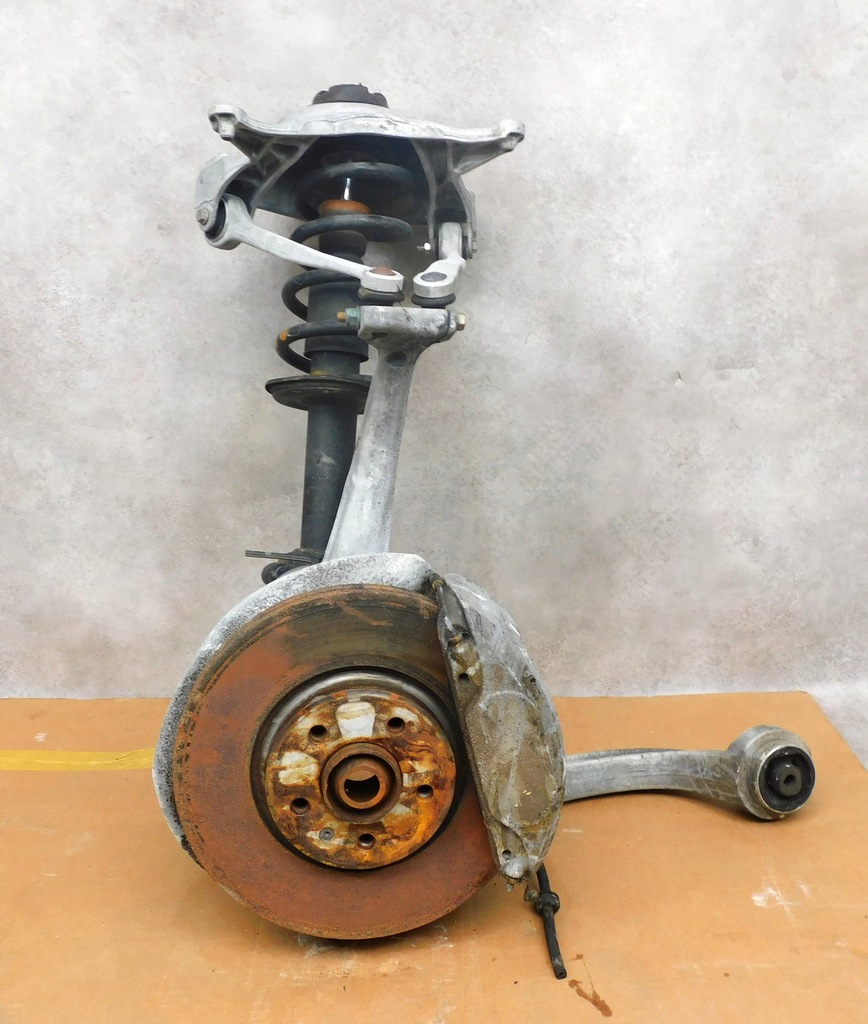 фото №1, Audi q5 8r lift поворотный кулак левая перед комплектная рычаги ступица амортизатор