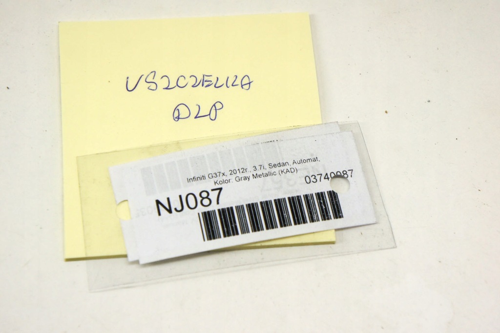 фото №5, Nj087 infiniti g37 прокладка скло лівий перед