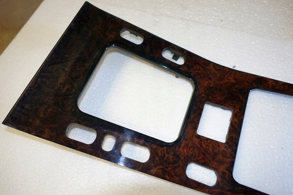 фото №3, Mercedes w163 ml панель рамка передач drewno lift