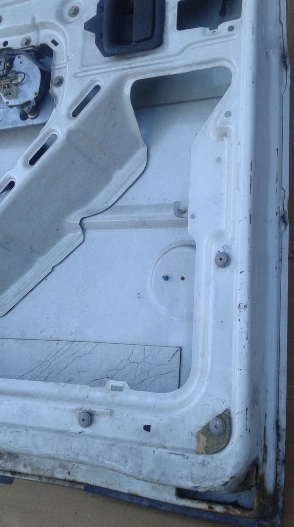 фото №15, Дверь правый задняя правое задние vw volkswagen transporter t4 высокий белый