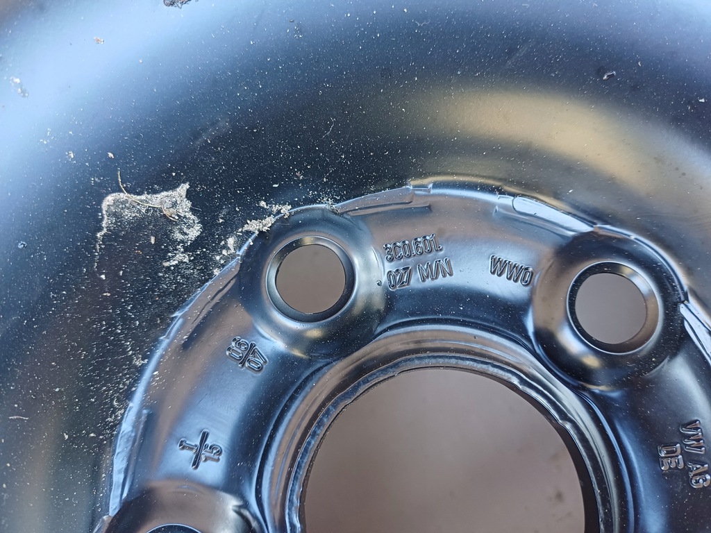 фото №8, Вкладиш багажника + колесо 16cali vw passat b6 nr. 3c5012115c